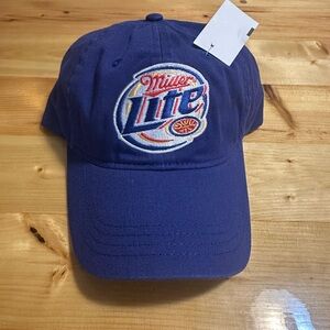 Blue Miller Lite Baseball Cap
